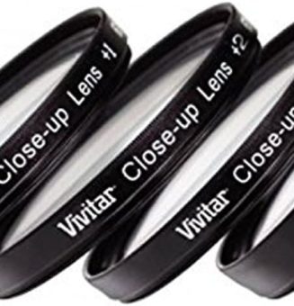 Vivitar Series 1 +1 +2 +4 +10 Close-Up Macro Filter Set w/Pouch (52mm)